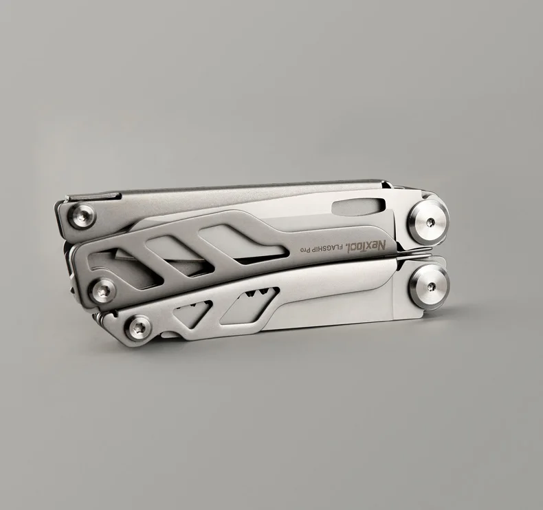 NEXTOOL Multitool, 16 in 1 Multi-Purpose Pocket Plier Kit Multi-Function Tool or Survival, Camping, Hunting(Silver