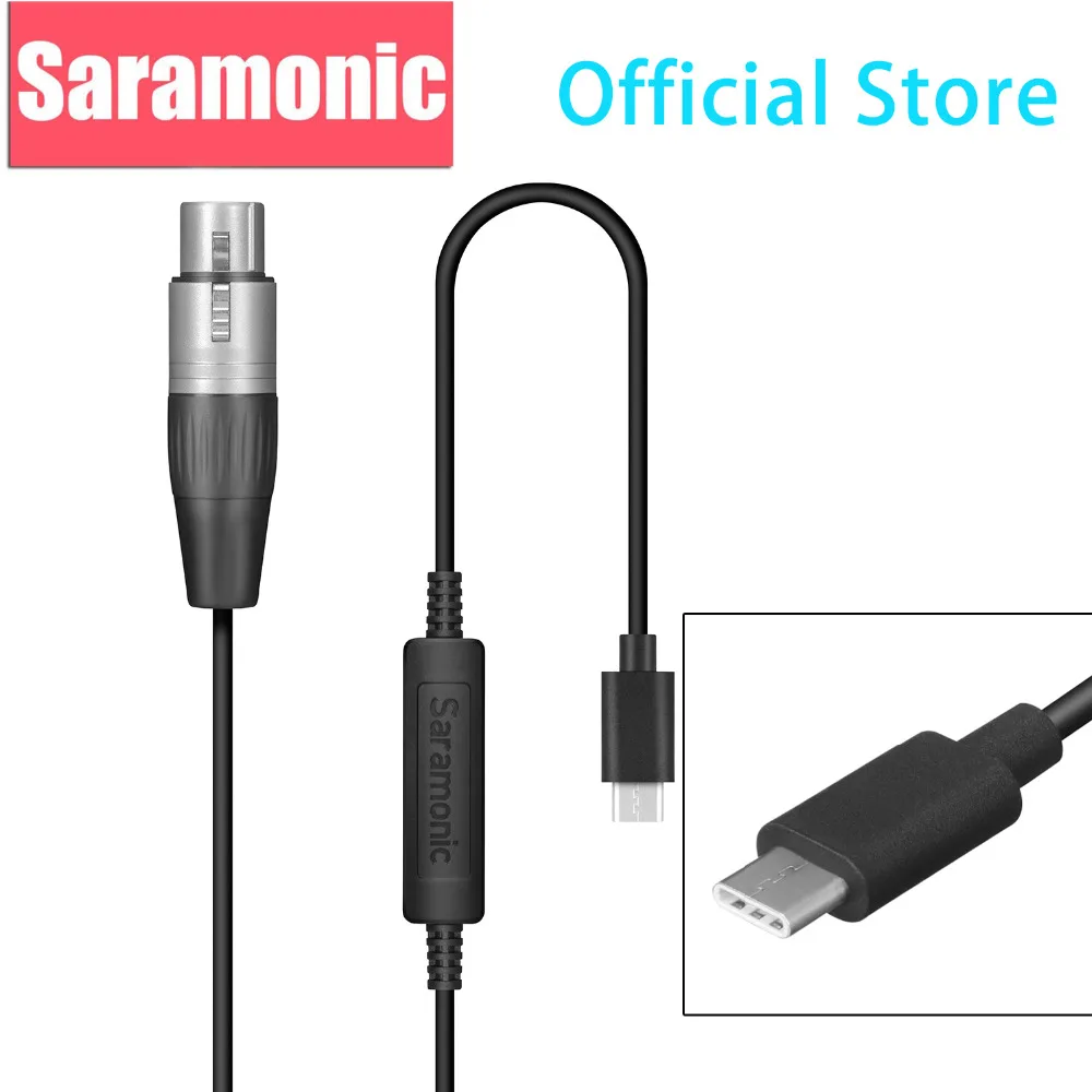 Saramonic UTC XLR 6 м Кабель адаптер с вход и USB Type C аудио интерфейс для Pro Mic смартфон