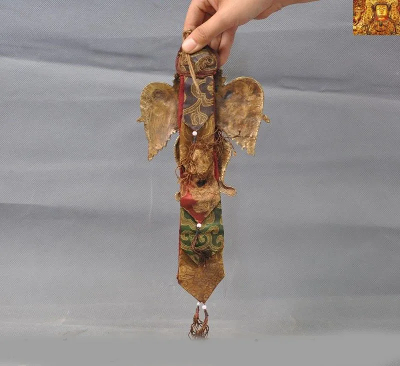 

wedding decoration 7"Tibetan silver Gilt Filigree Inlay turquoise gem 4 Arms Chenrezig Tara statue