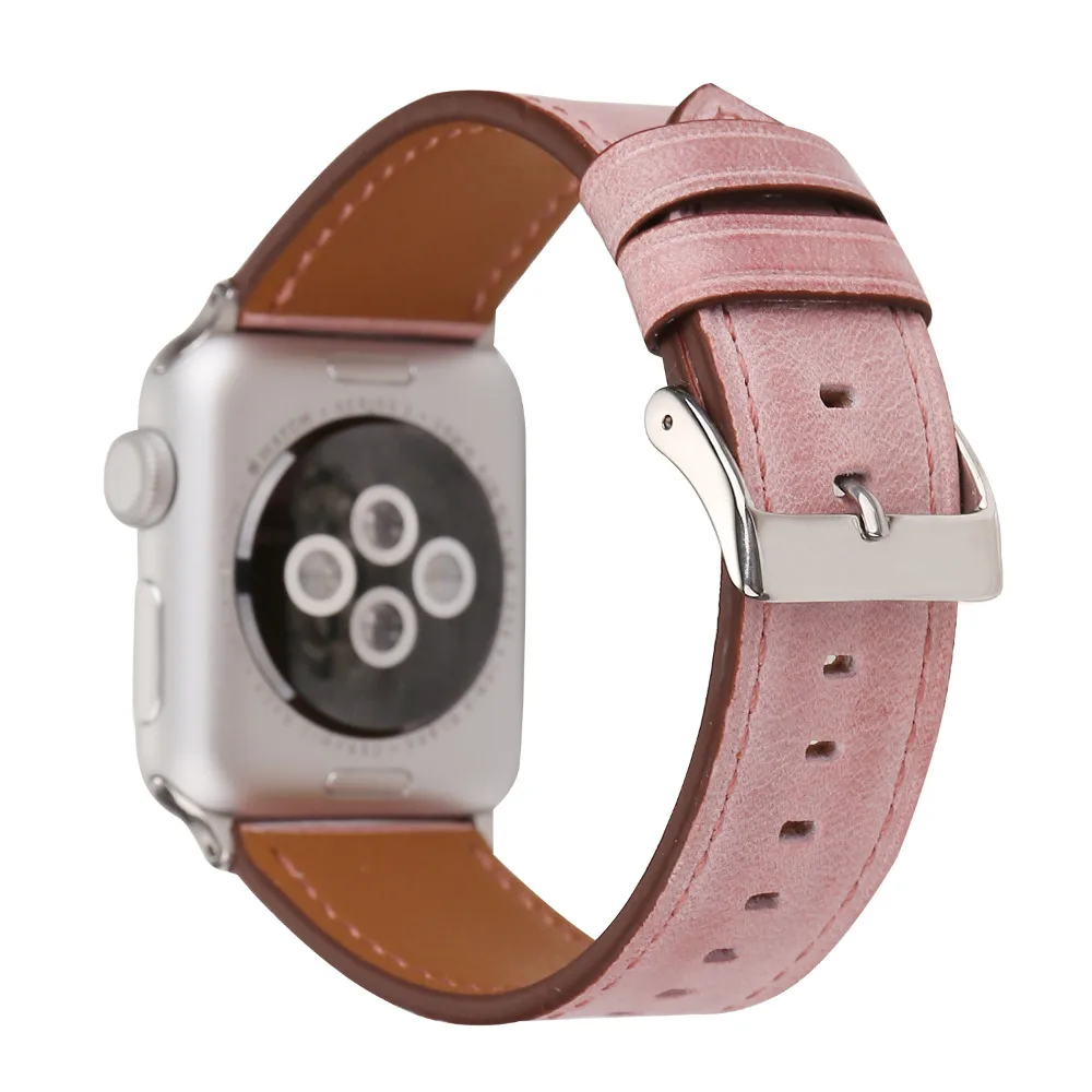 Роскошная натуральная кожа ремешок для apple watch серии 4 3 2 1 икры мягкие кожаные
