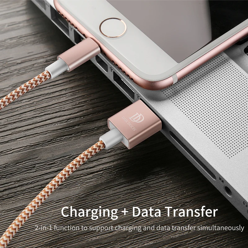 DUX DUCIS 2Pcs USB Cable for iPhone 7 8 Plus X Data Fast Charging Wire 6 6s Xs Max Long & Short Charger 1m 0.2m | Мобильные
