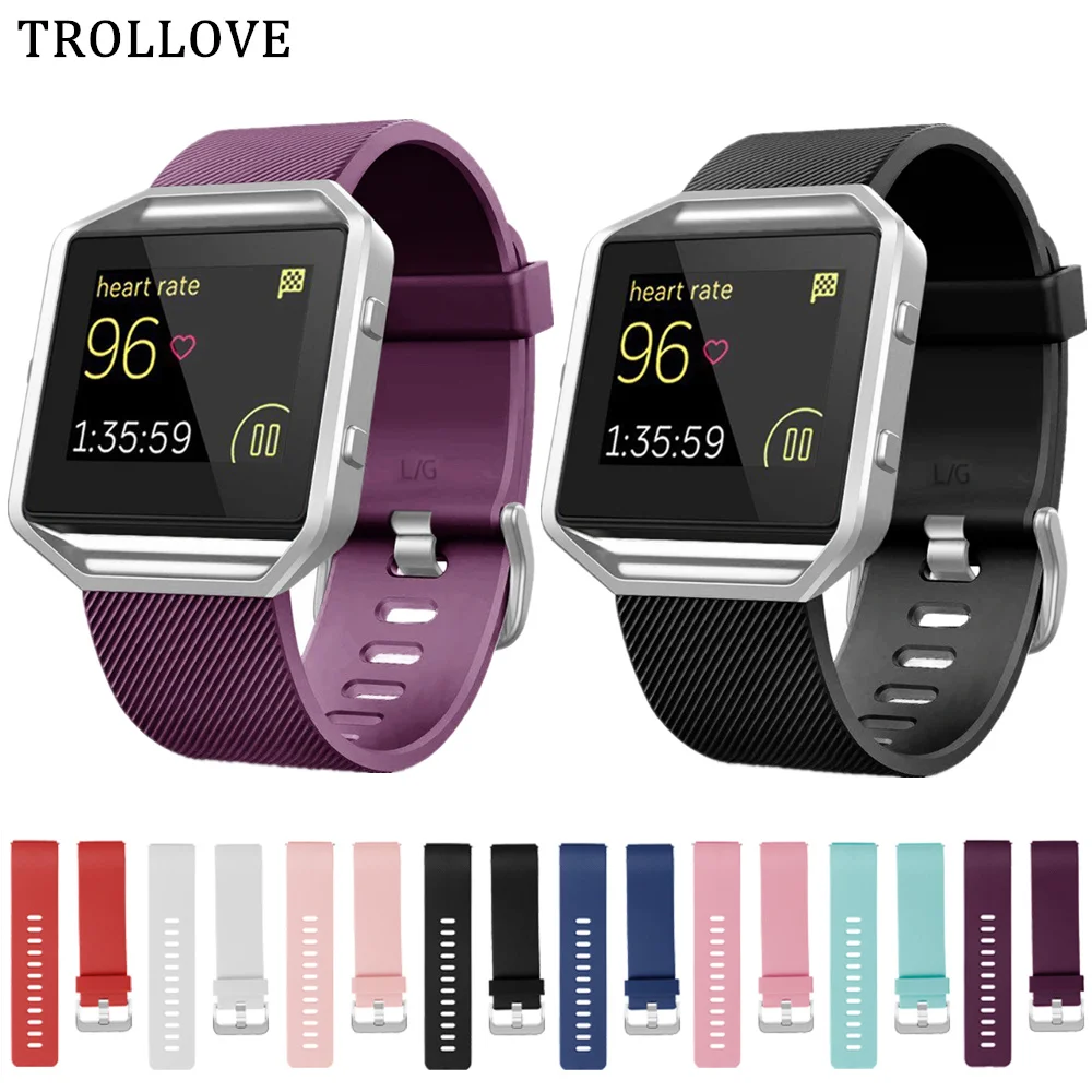 Силиконовый ремешок для часов Fitbit blaze Band сменные резиновые Ремешки наручных fitbit
