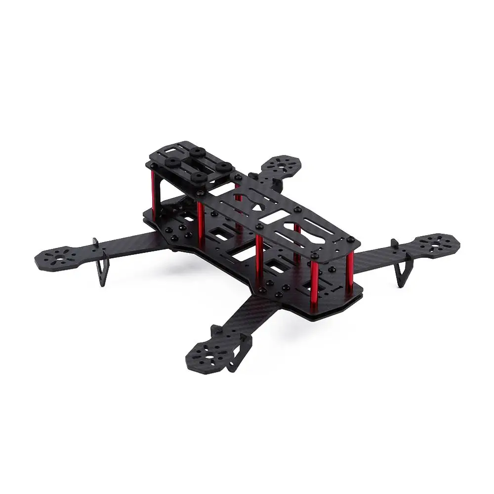 Горячая Распродажа Qav250 углеродное волокно Qav 250 Рамка батареи двигатели Tamiya Hsp Fpv