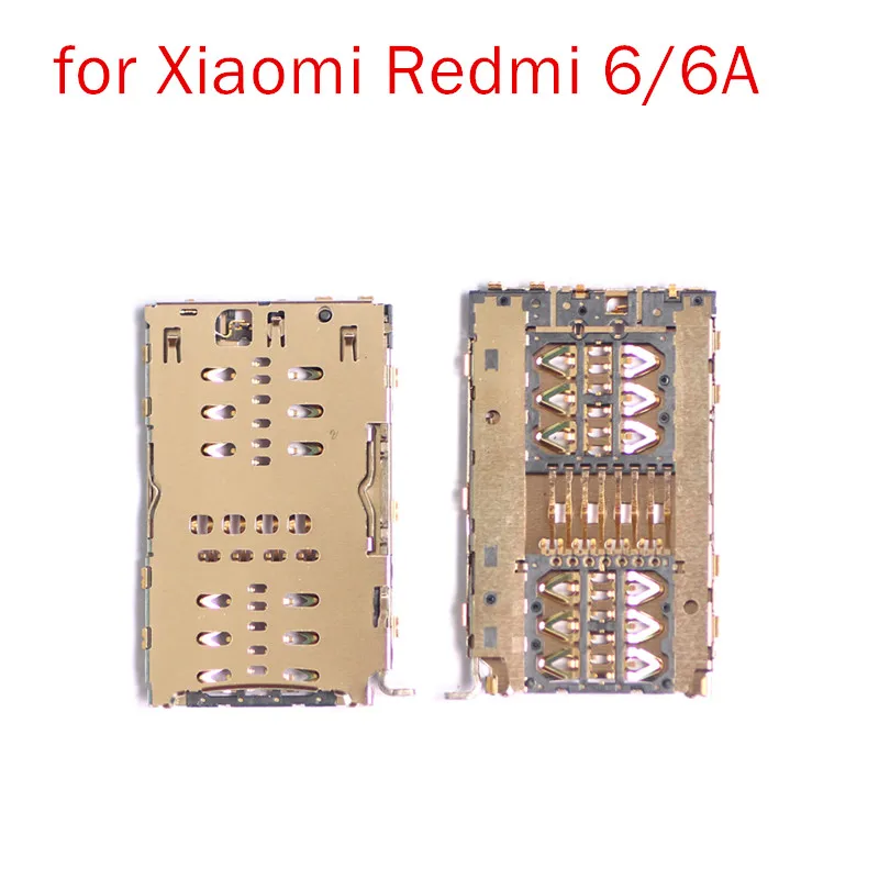 Для Xiaomi Redmi 6/ 6A кардридер SIM SD слот для карты Разъем Держатель лоток ридер Замена