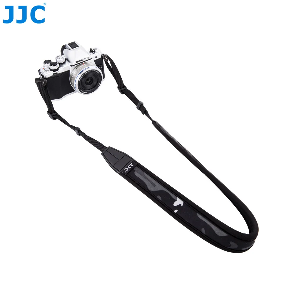 JJC Mirrorless Camera Shoulder Neoprene 124cm Length DSLR Sling Belt Ring ang Lug Protector Colourful Adjustable Neck Strap For