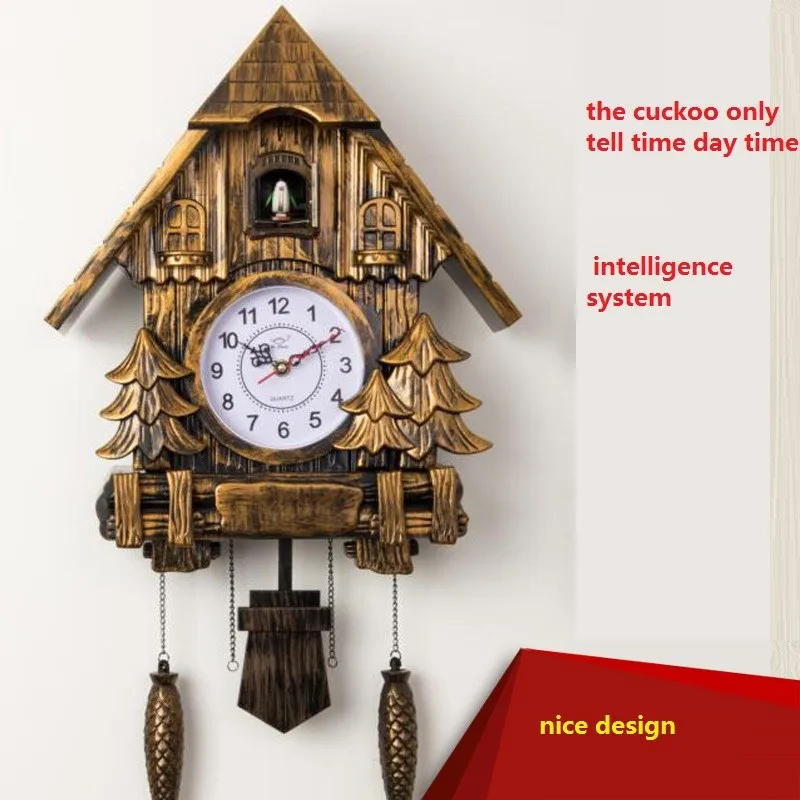 часы настенные Кукушка Моды гостиной 16 дюйма будильник качество качели