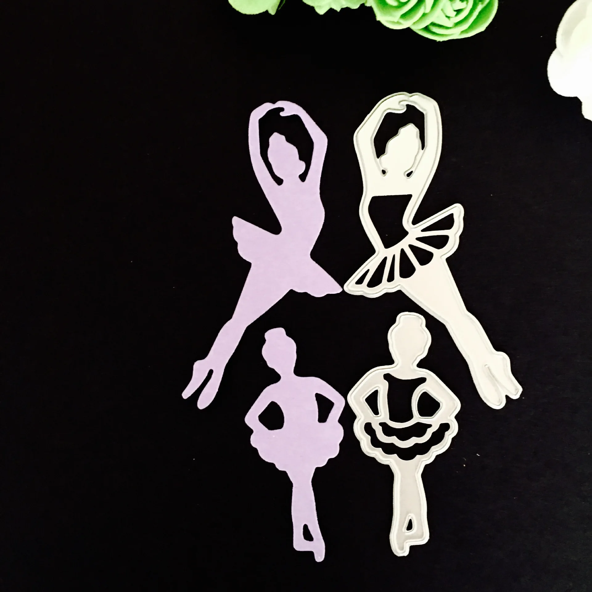 YINISE металлические режущие штампы для трафареты скрапбукинга балетной