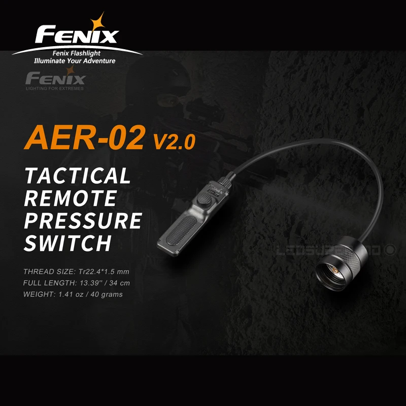 Новое поступление переключатель давления для тактических фонариков Fenix AER 02