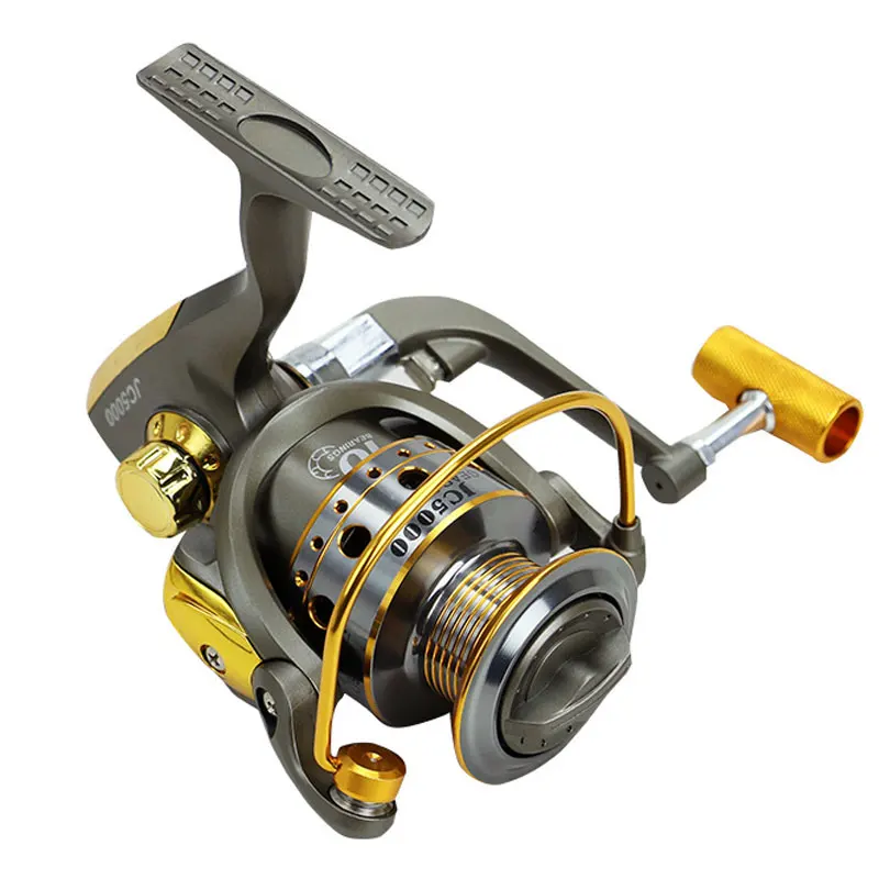

JC Spinning Reel 5.1:1 10BB Series 1000-7000 Metal Spool Carp Fishing Reel China Fishing Equipment Feeder Wheel