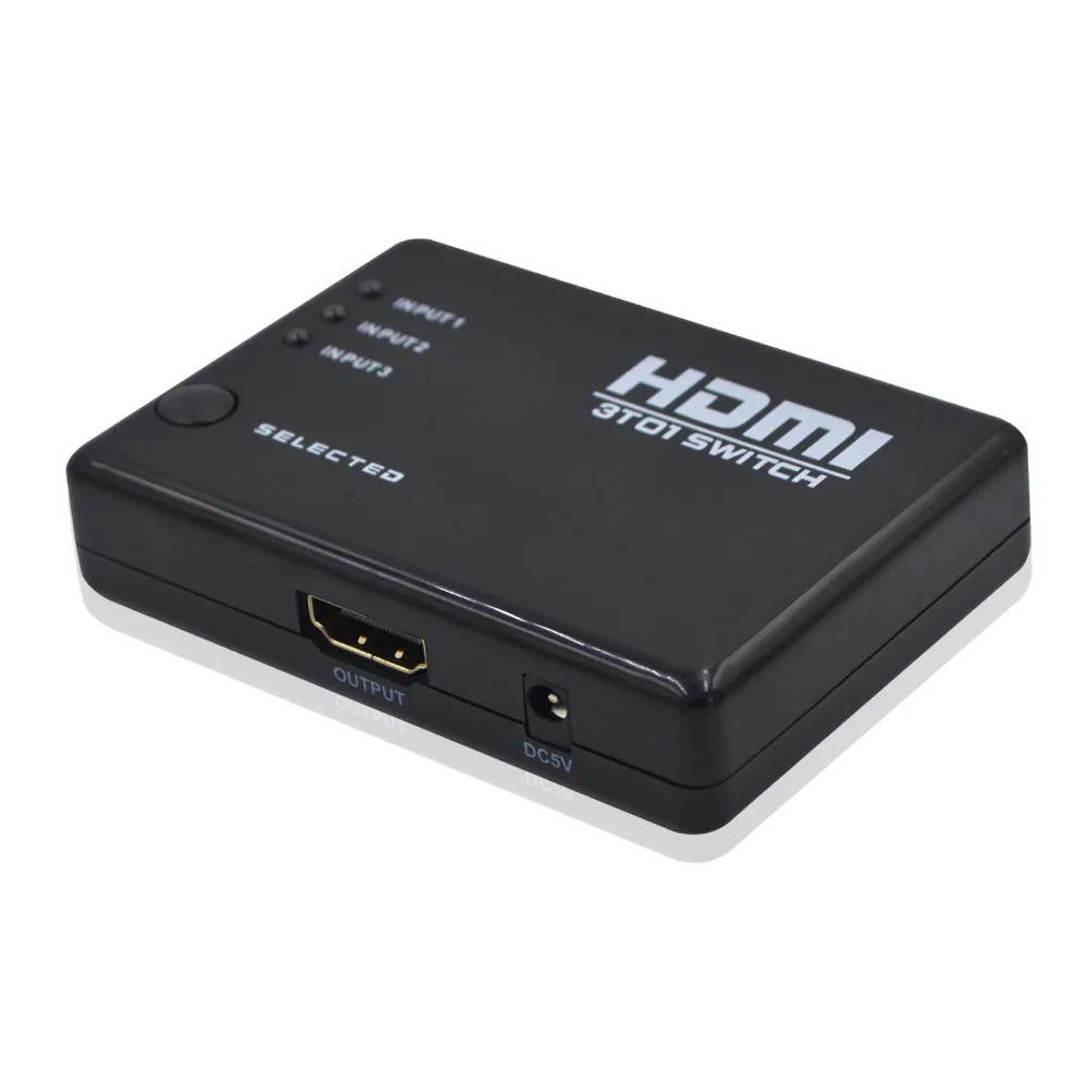 HDMI переключатель 1080P 3 в 1 разветвитель для HDTV PS3 DVD IR беспроводной пульт