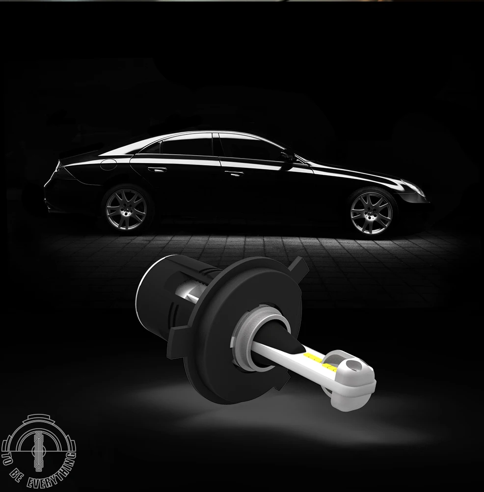 Автомобильные фары H7 LED H4 H1 H11 H3 H13 H27 880 9006 9007 24 Вт 12В 24В светодиодные d1s d2s d3s d4s 5202