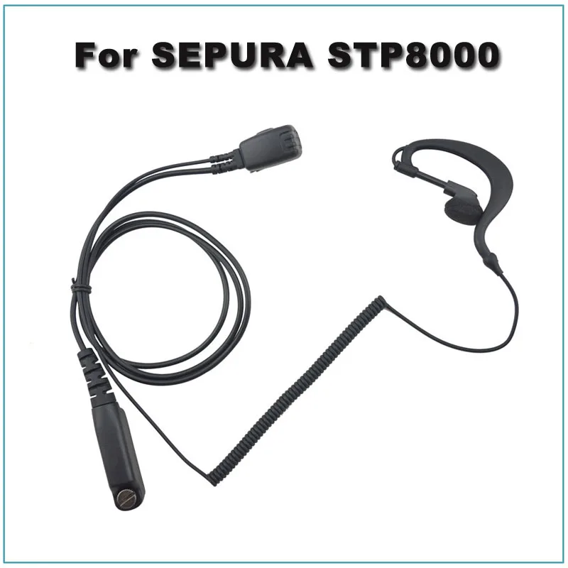 G образные наушники с микрофоном PTT для раций Sepura STP8000|headset lg cell phone|headset miniheadset bag |
