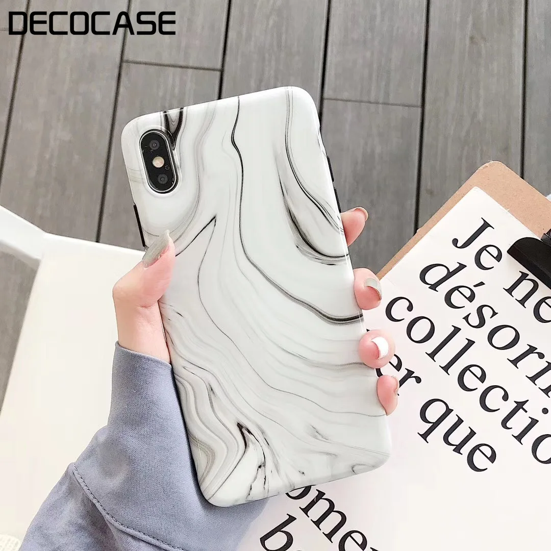 DECOCASE простые классические черные белые линии Breif силиконовые пара женщин мужчин