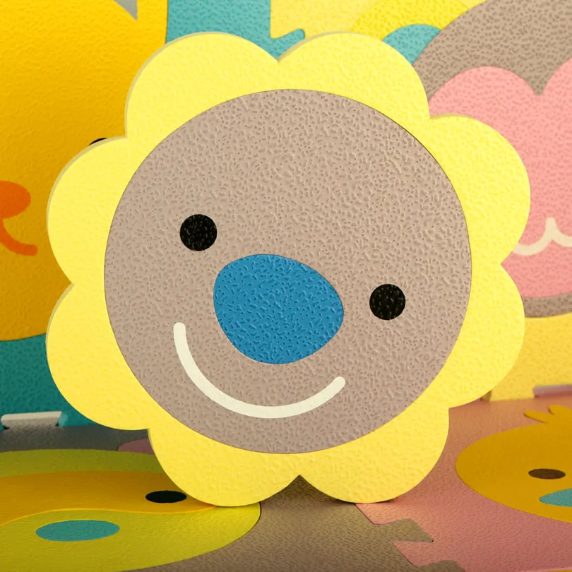 Новинка! Meitoku Baby EVA игровой напольный коврик пазл Детская блокирующая плитка