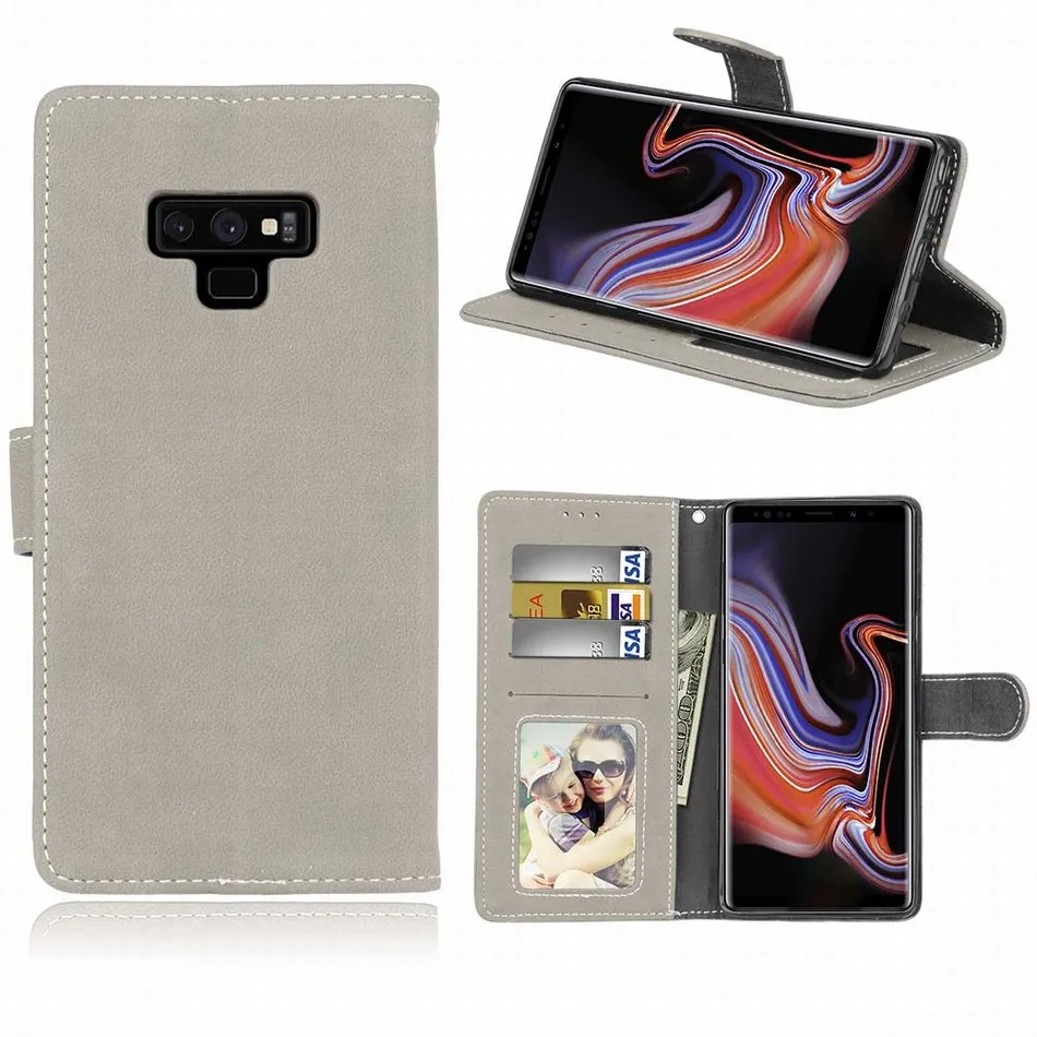 Матовый кожаный чехол для Samsung J4 Core J6 Plus J7 Duo Max Galaxy J8 2018 J2 Pro J3 2016 J5 2017 J120 Capa G360 i9060