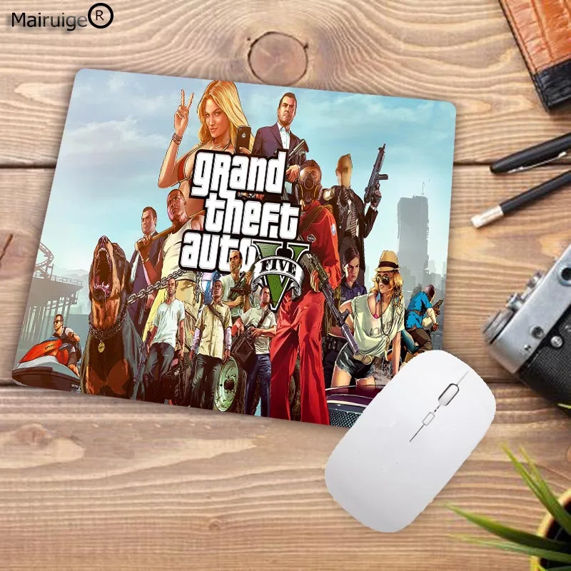 Mairuige 220X180X2 мм GTA V Grand Theft Auto V Rockstar Games компьютерная игровая скорость коврик для мыши геймер игровые коврики - Цвет: 22X18CM