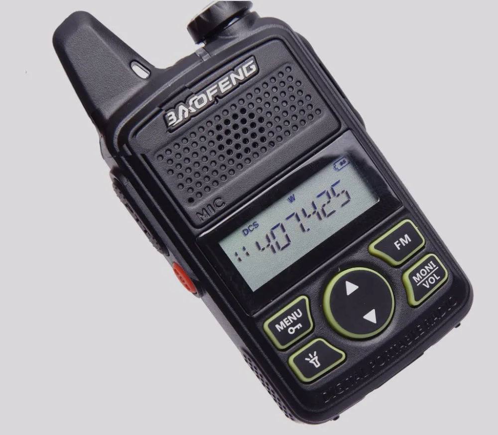 2 шт. BAOFENG T1 мини двухстороннее радио BF-T1 портативная рация UHF 400-470mhz 20CH портативный Ham FM CB радио портативный приемопередатчик