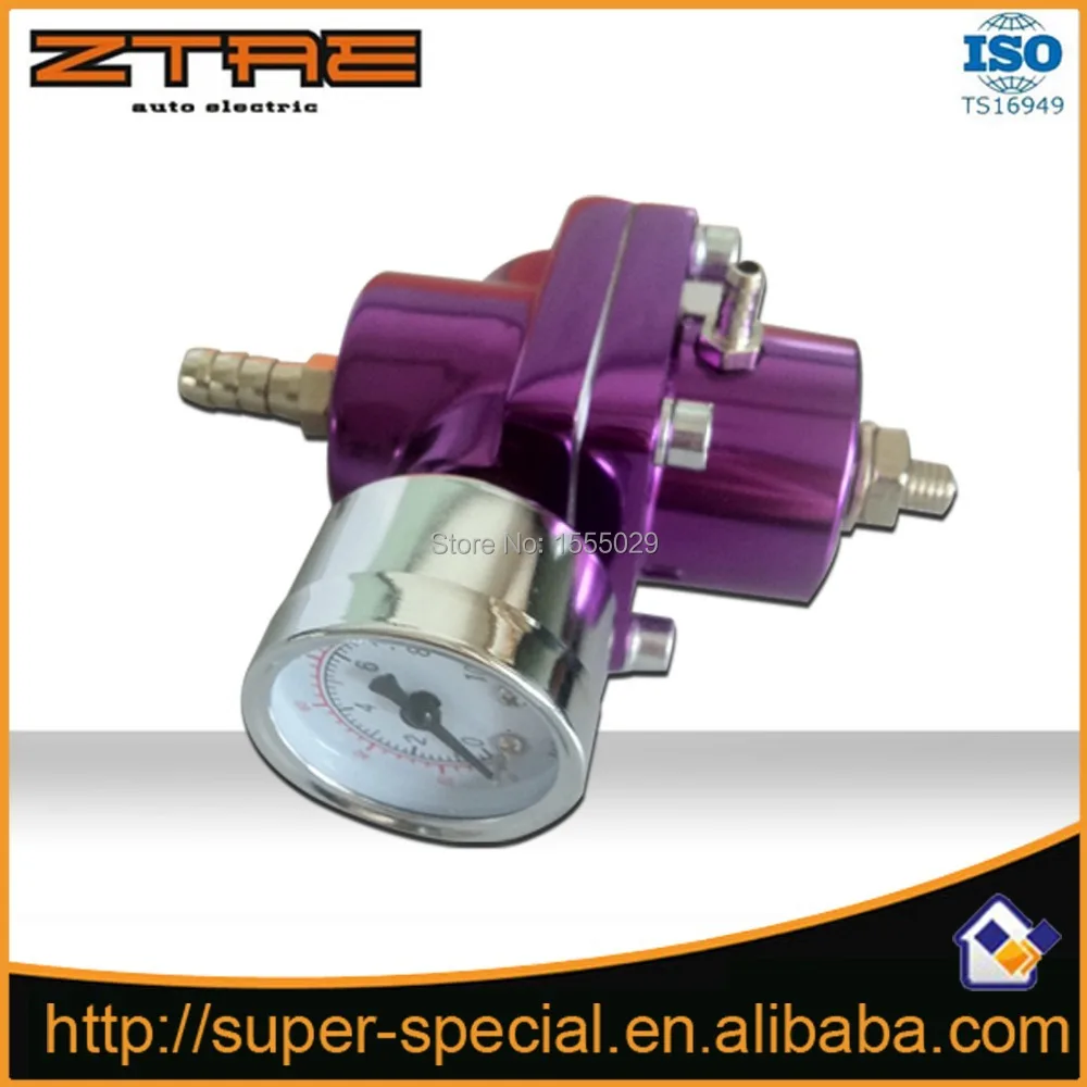 Универсальный Регулируемый регулятор давления топлива с манометром|fuel pressure