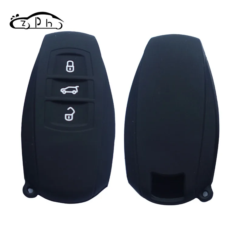 Силиконовый резиновый чехол для автомобильного ключа держатель смарт ключей VW