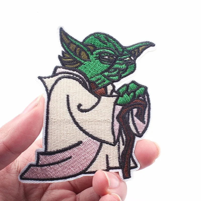 Prajna футболка Star Wars нашивки в форме единорога Винсента Ван Гога пришельца вышитые наклейки Дети Железный На для одежды Декор F - Цвет: Многоцветный