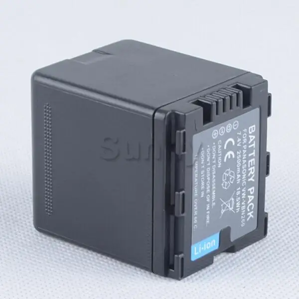 Литий-ионная аккумуляторная батарея для Panasonic VW-VBN260, VW VBN260, VW-VBN260E, VW-VBN130, VW-VBN390 и видеокамеры-2500 мАч