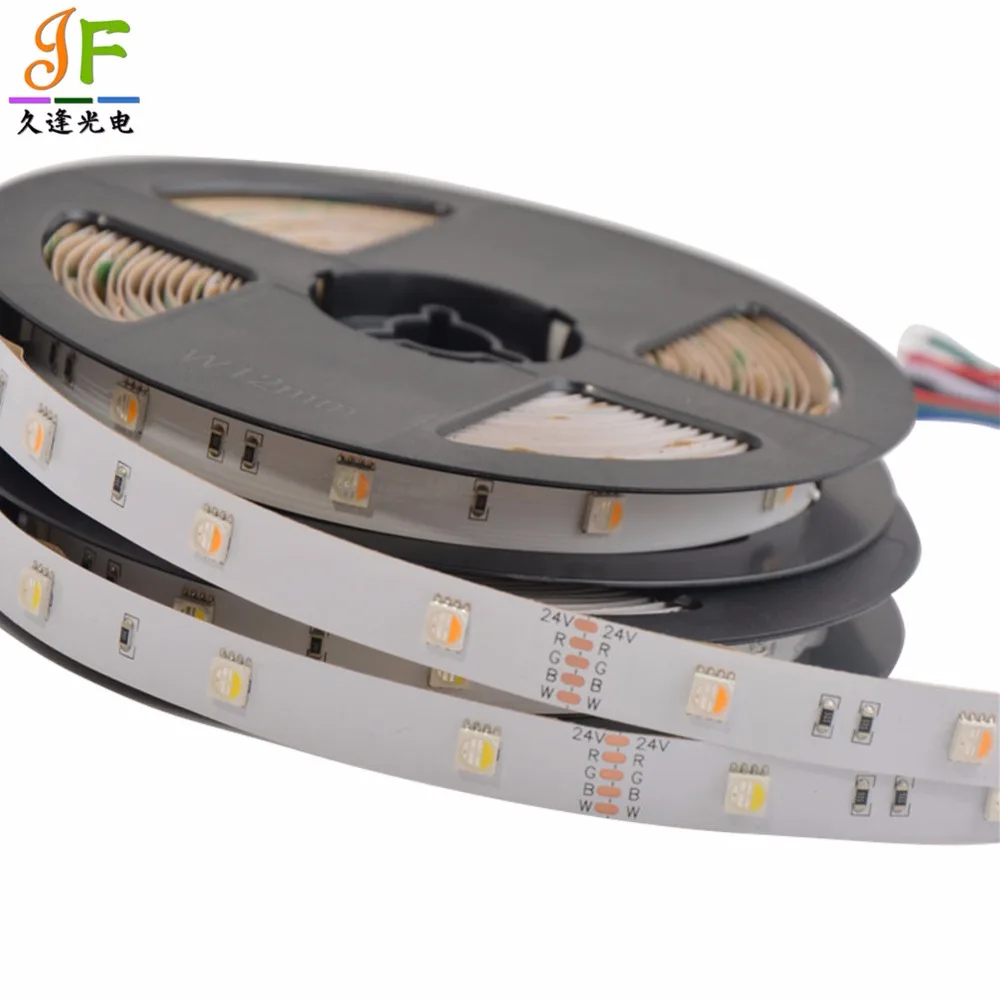 Высокое качество 5 м 4 в 1 RGBW Гибкая СВЕТОДИОДНАЯ лента SMD 5050 RGB + Холодный/теплый