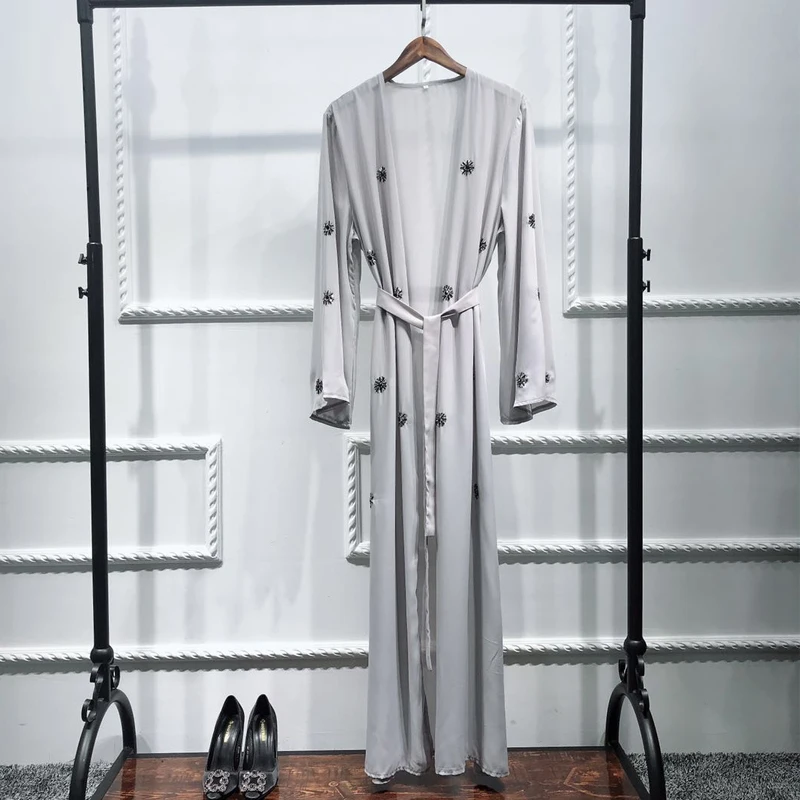 Абая кимоно Кафтан Дубай Ислам Мусульманский хиджаб платье абайя Caftan Marocain Катара