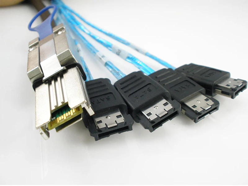 Бесплатная доставка внешний мини SAS SFF-8088 26Pin к 4x eSATA 7Pin кабель для передачи данных