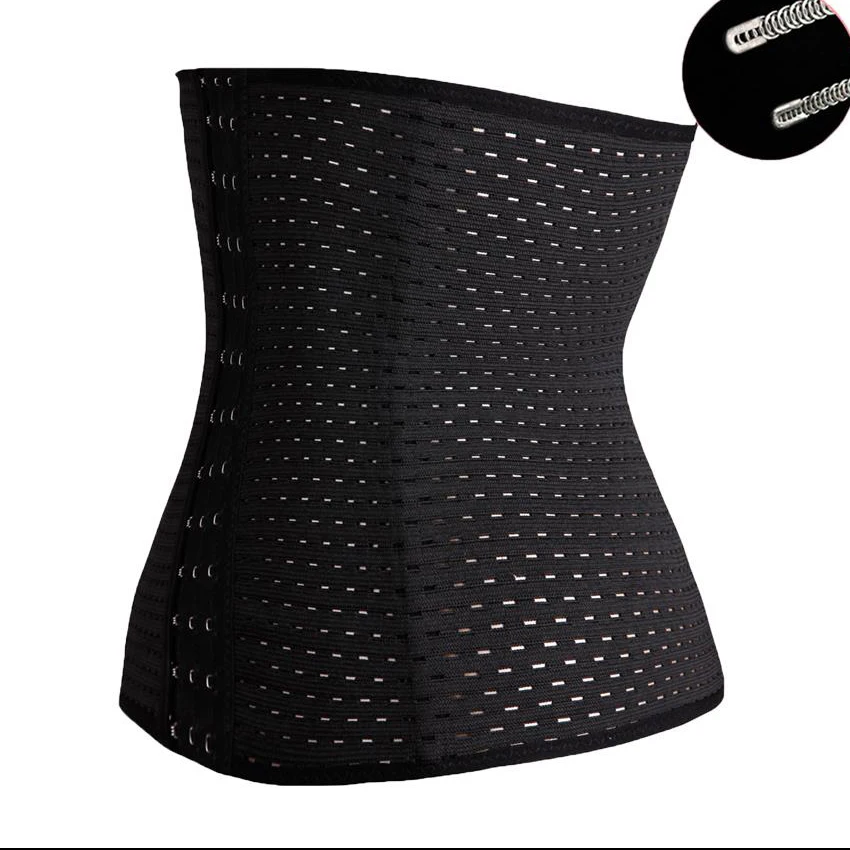 2017 черный корсет для талии и живота тренажер корректор фигуры женщин контроля