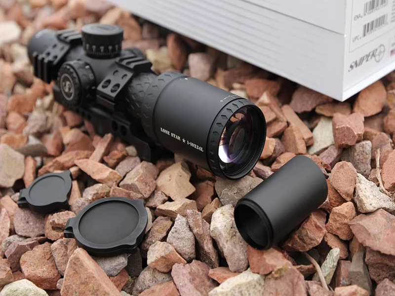 SNIPER LN 1-10x24 L Riflescope тактический прицел для винтовки стекло травленая сетка охотничья Оптика прицел Красная точка 20 мм Крепления охотничий прицел