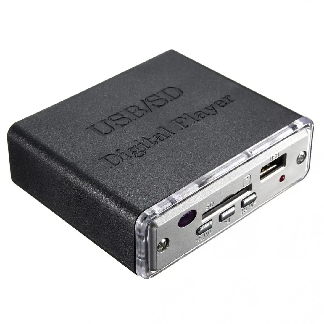 12 В мини автомобильный стерео усилитель Усилитель LED USB SD цифровой плеер MMC MP3 вход
