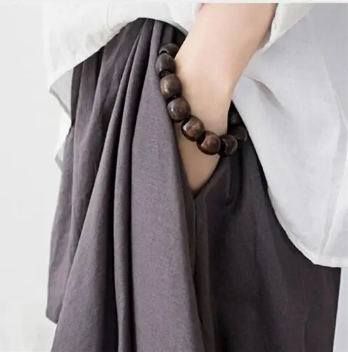 Новые женские брюки с широкими штанинами свободные льняные хлопковые
