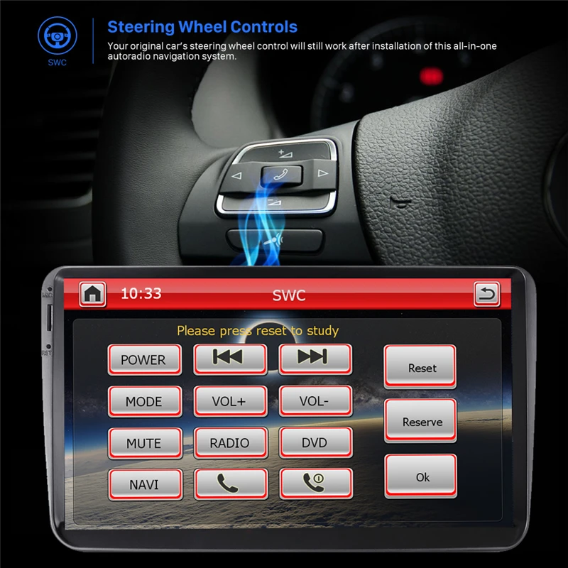 YuanTing 9 дюймов автомобильный стерео одиночный din Авто Радио Для VW Golf MK5 MK6 Passat Jetta