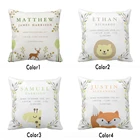 Пользовательские лесные леса рождения статы детские пледы наволочки домашние декоративные Полиэстеровые наволочки для подушки детский подарок