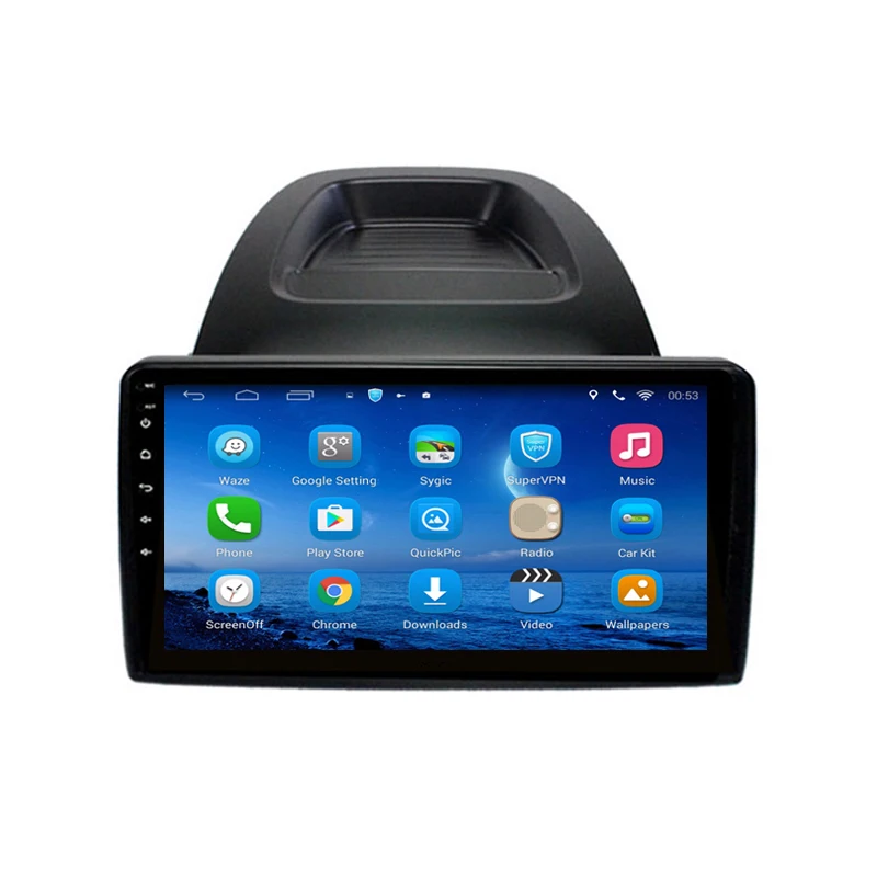 2018 Ecosport 10 1 дюймов горизонтальный сенсорный экран Android Автомобильная GPS-навигация