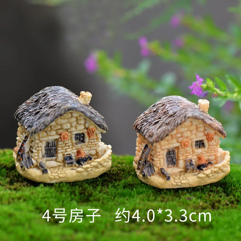 2019 1 шт. милый Мини Дом DIY Смола Фея Сад ремесло украшение миниатюрный микро гном