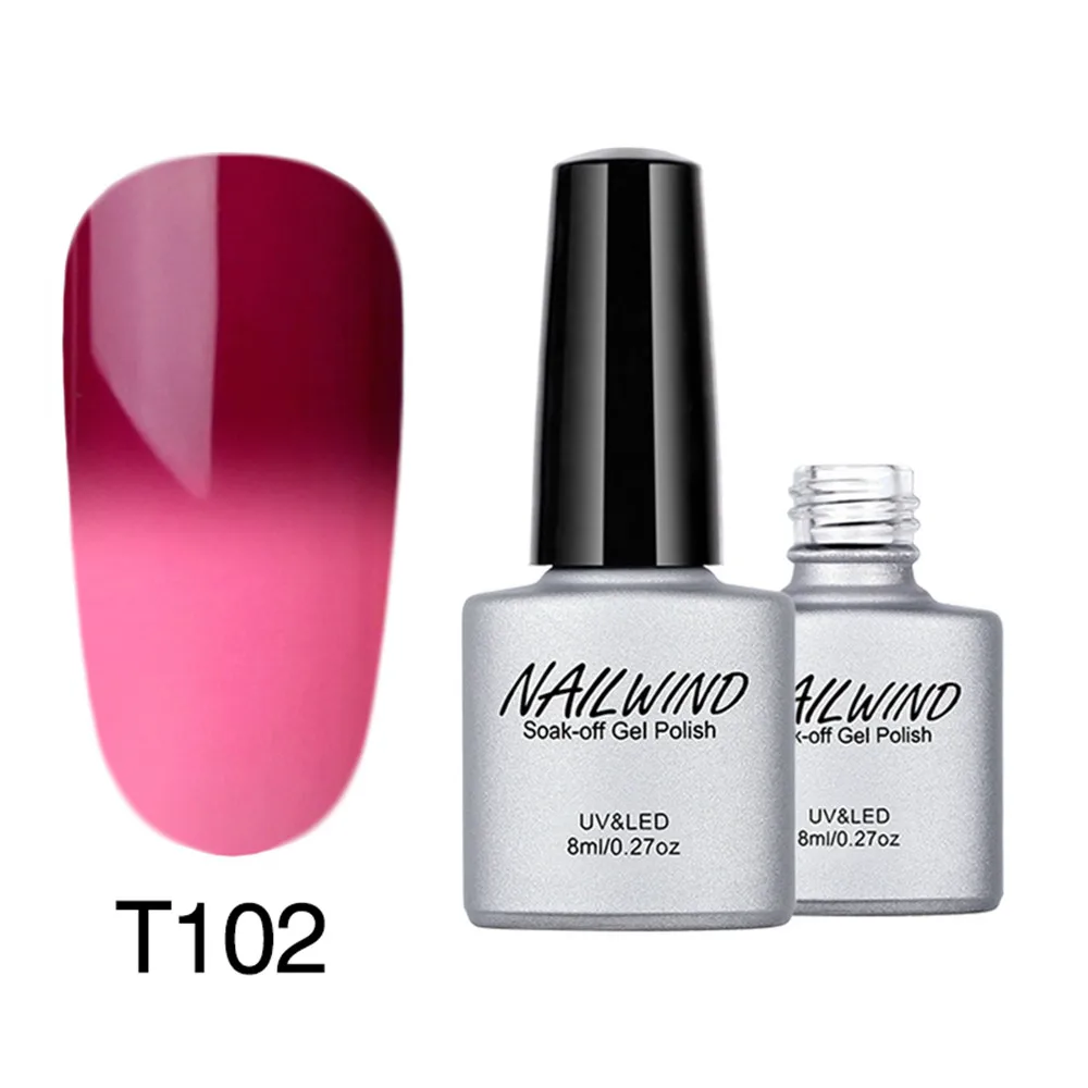 NAILWIND 8 мл Цветной Гель лак для ногтей УФ светодиодный Hybird основа дизайна