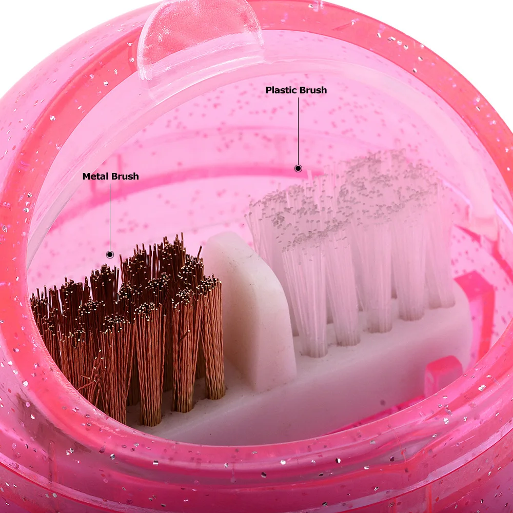 Новые сверла для ногтей щетка чистки коробка электрического маникюрного машины