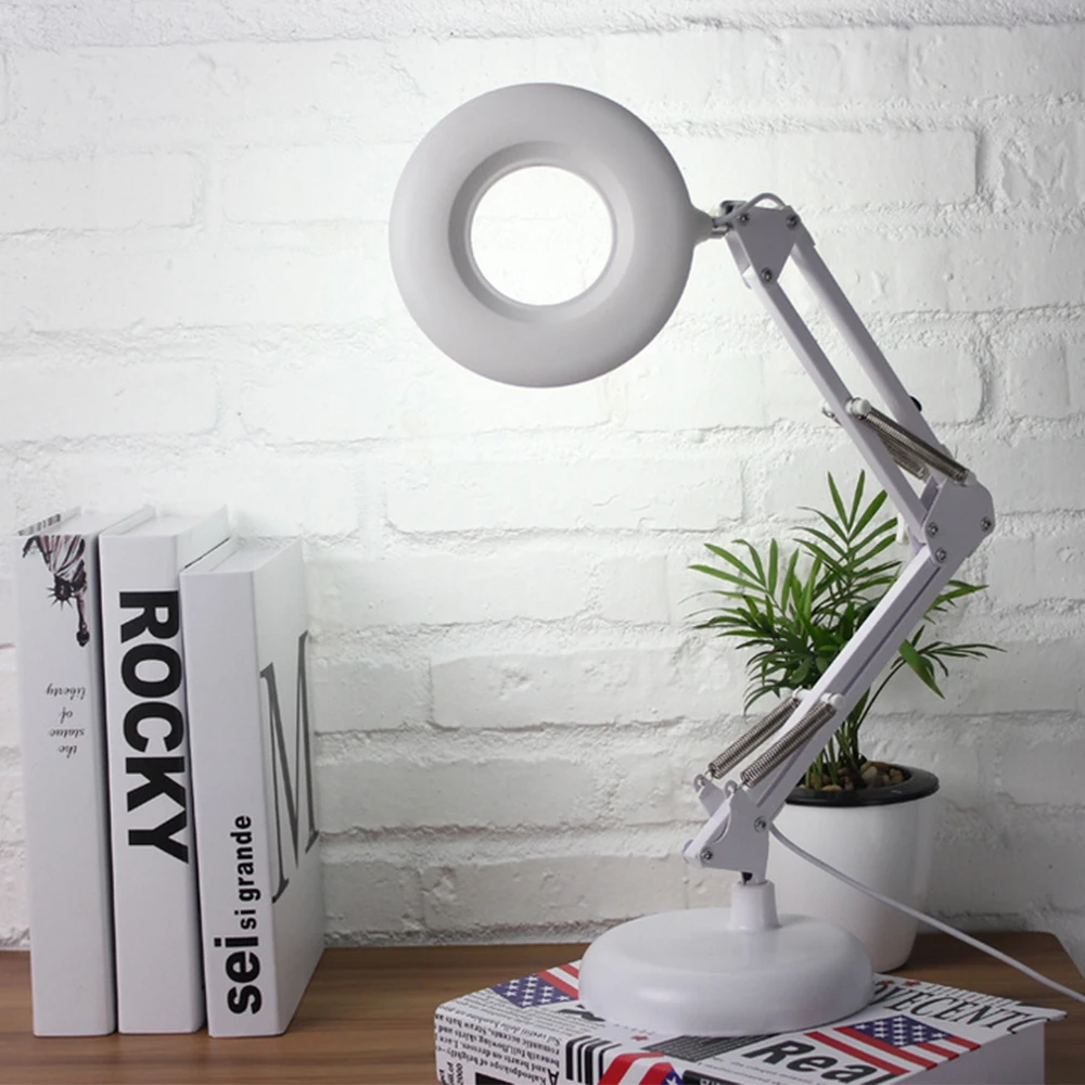 Светодиодные настольные лампы для гостиной увеличительная форма креативная