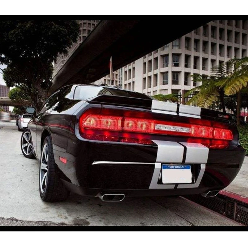 Для Dodge Challenger 2008 2015 Авто ABS пластик Неокрашенный праймер цвет задний багажник