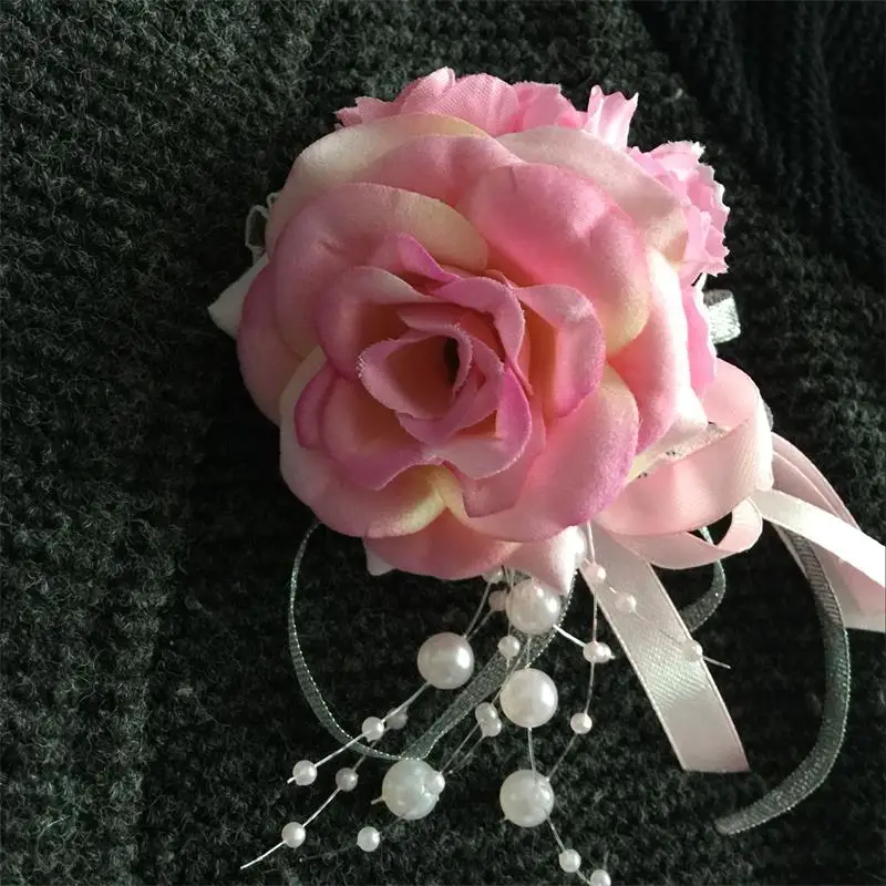 Бутоньерка для подружки невесты 3 цвета|bridesmaid hand|wrist flowerwedding boutonniere |