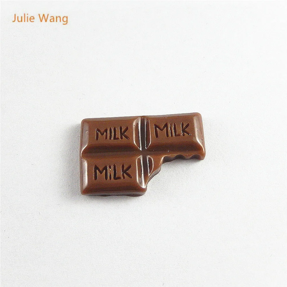 10 шт. Подвески Julie Wang из смолы кофе с молочным шоколадом ручной работы подвесной