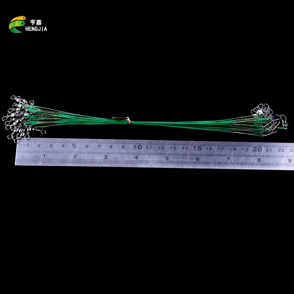 Рыболовная леска HENGJIA 20 шт./лот 15/20/25 см поводковый поводок с вращающимся