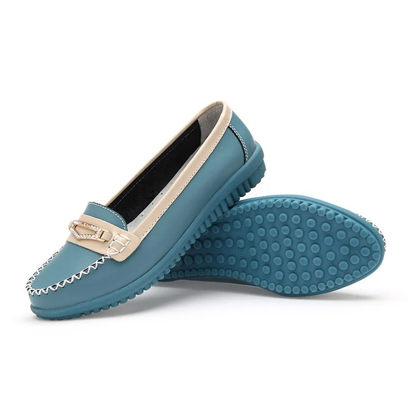 Hosteven/Женская обувь на плоской подошве женская лоферы слипоны мокасины из