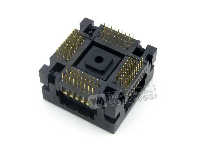 

Yamaichi IC Test Socket Adapter IC201-1004-008 0.5mm Pitch QFP100 TQFP100 FQFP100 PQFP100 Package IC Body Size 14*14 mm