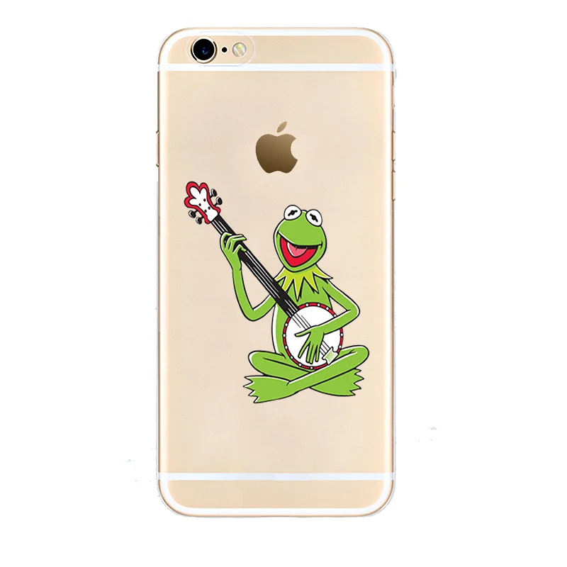 5445 Kermit лягушка Экспрессия ТПУ мягкий силиконовый прозрачный чехол для телефона для iPhone X XS MAX 6 7 8 plus 5 5S 6s se XR лучший корпус - Цвет: 5445