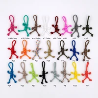 paracord buddy keychain ultra portable novelty handmade carabiner accessories 550 parachute cord for scooters cars key holder
