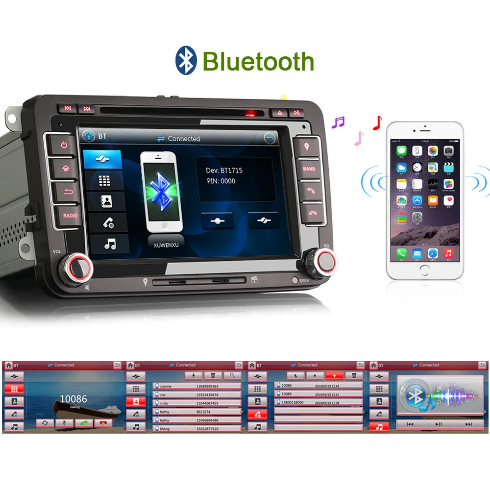 Авторадио DAB + навигация GPS DVD OBD OPS DTV-IN Bluetooth 3G CD iPhone7/8 для VW Golf Passat Touran Sharan EOS Jetta