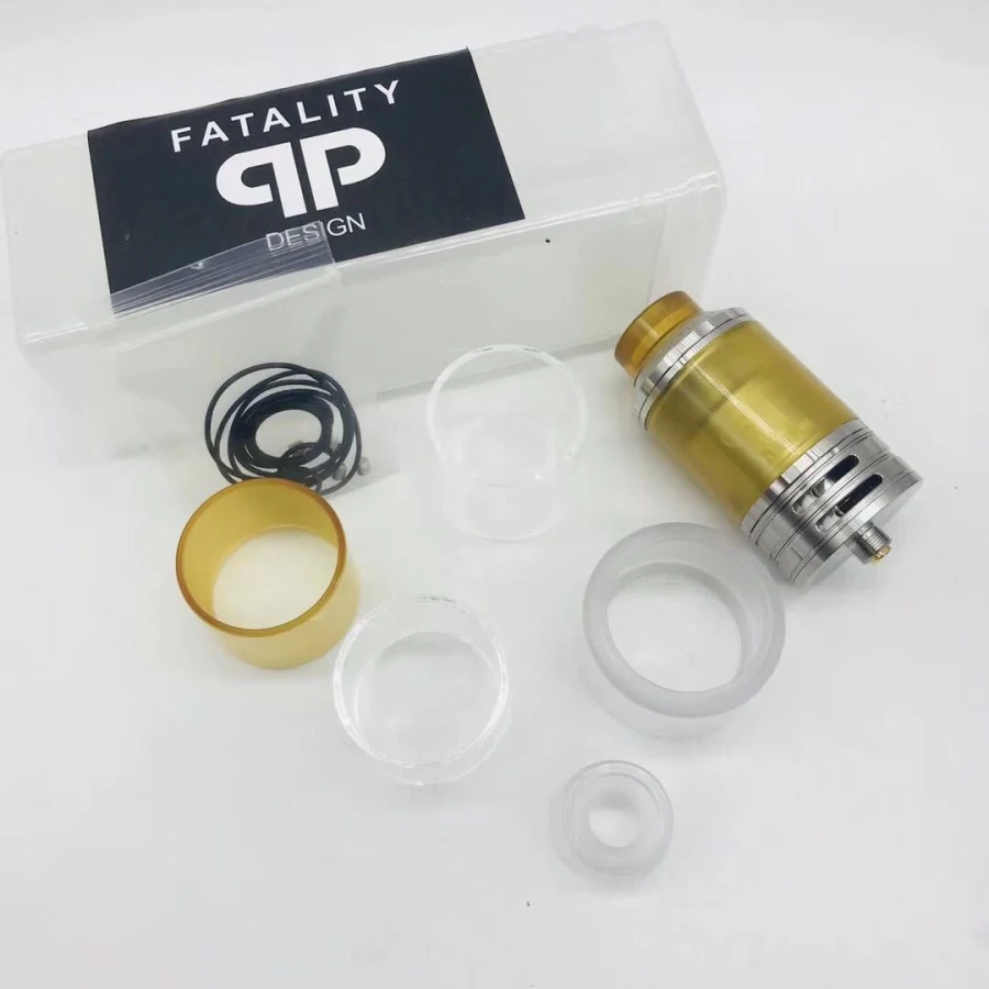 Vape Танк Fatality RTA сменный бак Атомайзеры Топ воздушный поток в катушке дизайн Postless