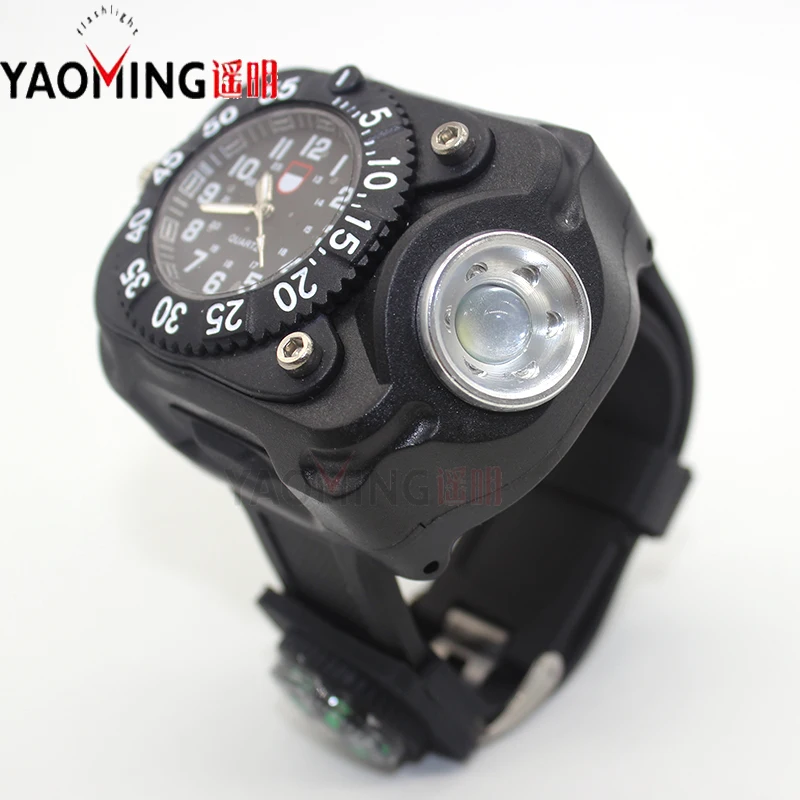 Портативный Linternas Cree xm-l t6 LED наручные часы фонарик USB зарядка кемпинг тактический